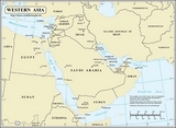 Western Asia map