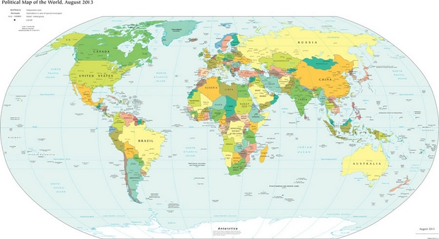 geographical map