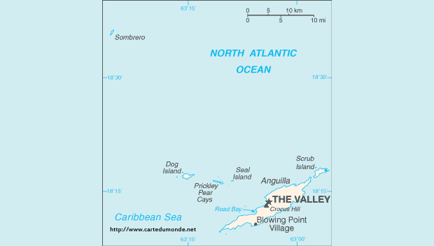 Map Anguilla