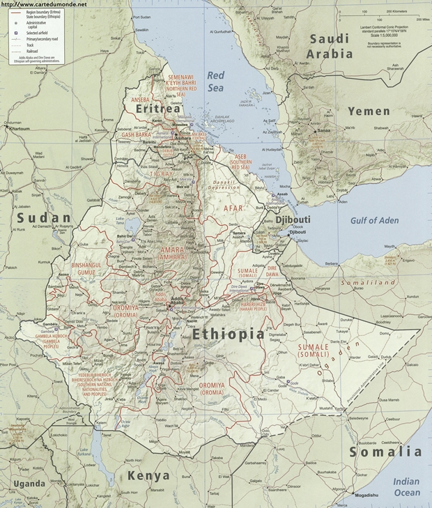 Map Ethiopia
