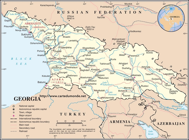Map Georgia