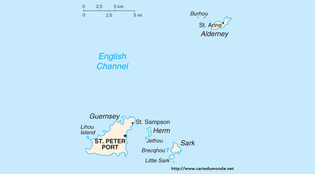 Map Guernsey