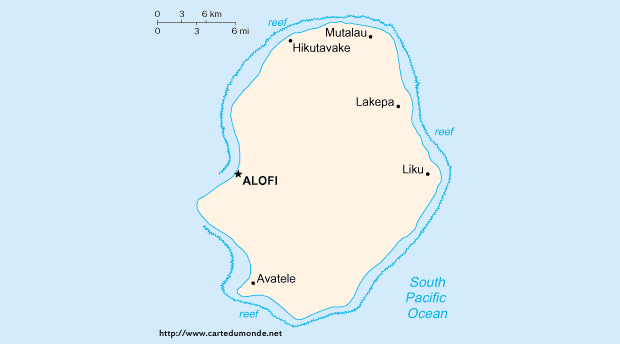 Map Niue
