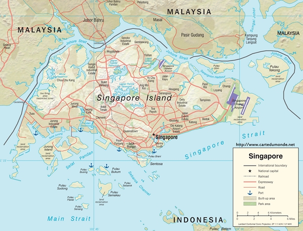 Map Singapore