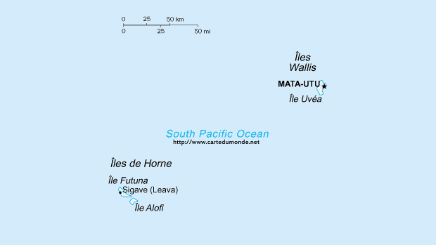 Map Wallis and Futuna