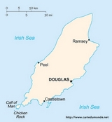 Map Isle of Man
