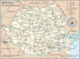 Map Romania