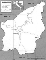 Map San Marino