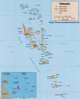 Map Vanuatu